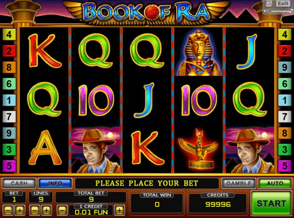 Игровой автомат Book of Ra в казино Play fortuna